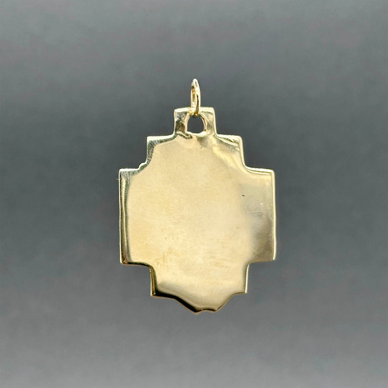 Estate 14K Y Gold Christ Head Pendant