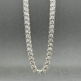 Estate 14K W Gold 2.75ctw H-I/I1-2 Diamond Tennis Necklace