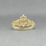 Estate 14K Y Gold Claddagh Ring