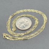 Estate 14K Y Gold 2.33mm 24” Anchor Chain