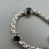 Estate Jai SS 3.63ctw Black Spinel Bracelet