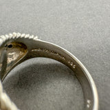 Estate Judith Ripka SS Mabe Pearl & CZ Ring