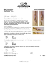 Estate 14K Y Gold 0.51ctw Diamond Italian Horn Pendant