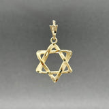 Estate 14K Y Gold Star Of David Pendant