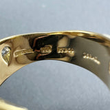 Estate Tiffany & Co. 18K Y Gold 0.32ctw Diamond Double Etoile Earrings