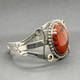 Estate SS Jasper Cuff Bracelet