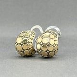 Estate John Hardy SS 18 Dot Buddha Belley Earrings