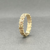 Estate 14K Y Gold Flower Ring