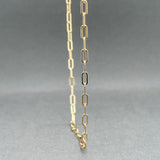 Estate 14K Y Gold 2.6mm 38.25” Paperclip Link Chain