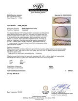 Estate 14K W Gold 0.95ctw Diamond Link Bracelet