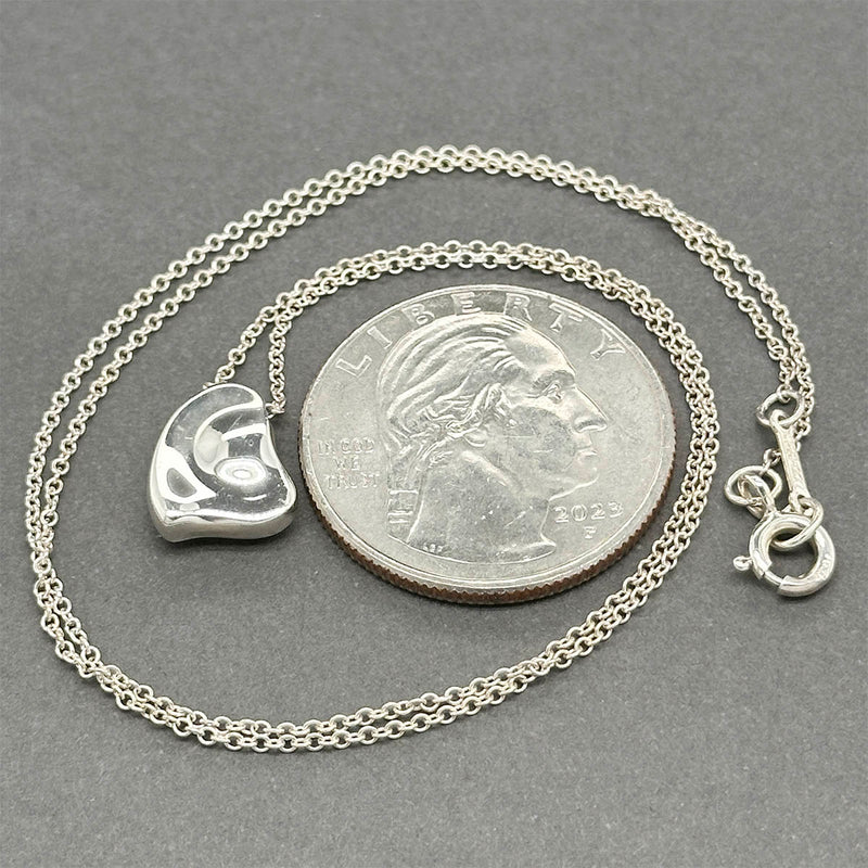 Estate Tiffany & Co. SS Peretti Vintage Full Heart Pendant