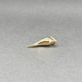 Estate 18K Y Gold 15.86mm Italian Horn Pendant