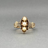 Estate 14K R Gold Antique Pearl Ring