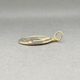Estate 14K Y Gold Serenity Prayer Pendant