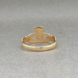 Estate 9K Y Gold Dublin Claddagh Ring