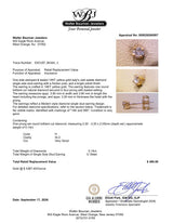 Estate 14K Y Gold 0.14ct H/SI2 Diamond Single Stud Earring