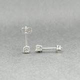 Estate 14K W Gold 0.32ctw Diamond Stud Earrings