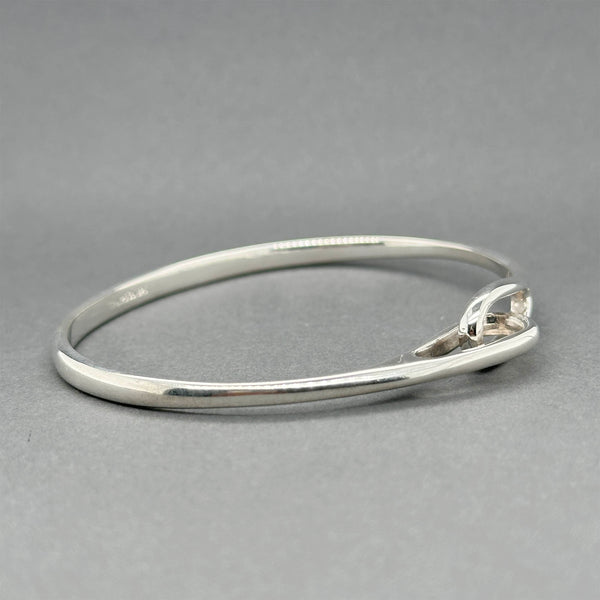 Estate Tiffany & Co. SS Interlocking Infinity Bangle Bracelet