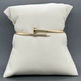 Estate Cartier 18K Y Gold Small Juste Un Clou Bracelet