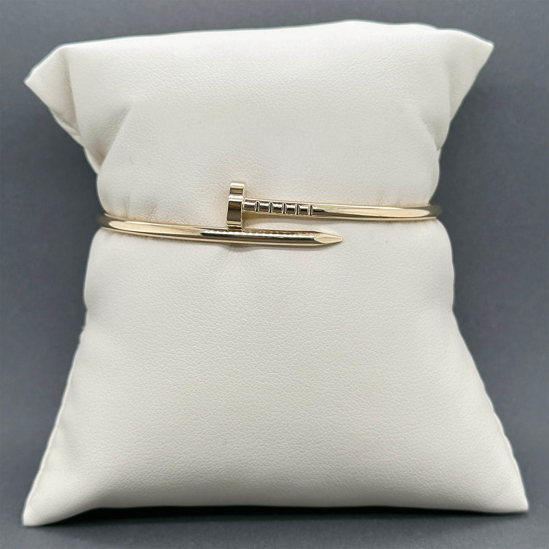 Estate Cartier 18K Y Gold Small Juste Un Clou Bracelet