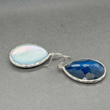 Estate Ippolita SS Blue Quartz Rock Candy Drop Earrings