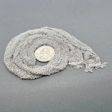 Estate SS 27.5” Mesh Scarf Necklace