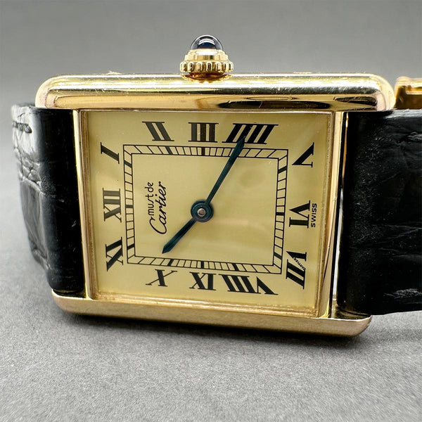 Estate Cartier Must De Cartier Tank Women’s Quartz Watch Ref#1615