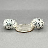 Estate John Hardy SS Kali Pebble Buddha Belly Earrings