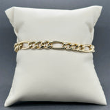 Estate 14K Y Gold Hollow Figaro Bracelet