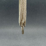 Estate Tiffany & Co. SS Multistrand Heart Necklace