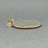 Estate 14K Y Gold 0.14ct H/I1 Diamond Single Stud Earring