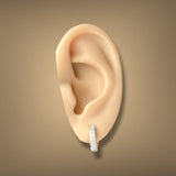 Estate 14K Y Gold 0.10ctw G-H/SI1-2 Diamond Huggie Earrings