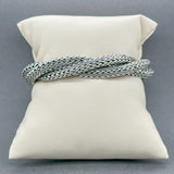 Estate SS Twisted Woven Bracelet
