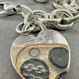 Estate Tiffany & Co. SS Heart Tag Bracelet