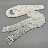 Estate SS 27.5” Mesh Scarf Necklace