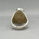 Estate SS Turquoise & Coral Cocktail Ring