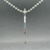 Estate Tiffany & Co. SS Oval Tag Pendant