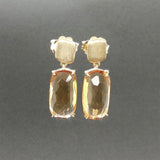 Estate Marco Bicego 18K Y Gold 5.82ctw Citrine Drop Earrings
