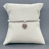 Estate Tiffany & Co. SS Somerset Heart Charm Bracelet