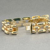 Estate 14K Y Gold Link Bracelet