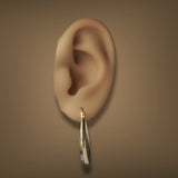 Estate 14K Y Gold 32.09mm Hoop Earrings