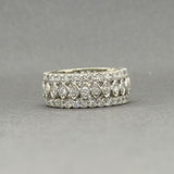 Estate 14K W Gold 1.73ctw H-I/SI1-2 Diamond Eternity Ring