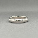 Estate 14K W Gold 4.7mm Polished Ring