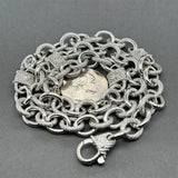 Estate Judith Ripka SS CZ Heart Station Chain