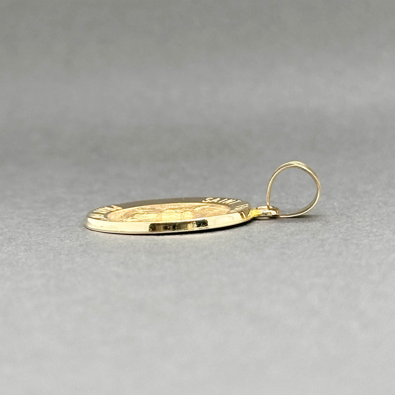 Estate 14K Y Gold Saint Francis Charm