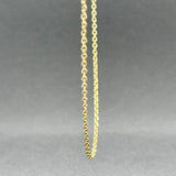Estate 14K Y Gold 1.48mm 18” Cable Chain
