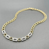 Estate 14 & 18K Y Gold 1.85ctw H/VS1-2 Diamond Necklace