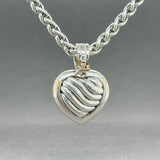 Estate David Yurman SS 18 Heart Locket Pendant