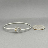 Estate SS 14 Hook Bangle Bracelet