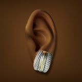 Estate David Yurman SS 14 Cable Earrings